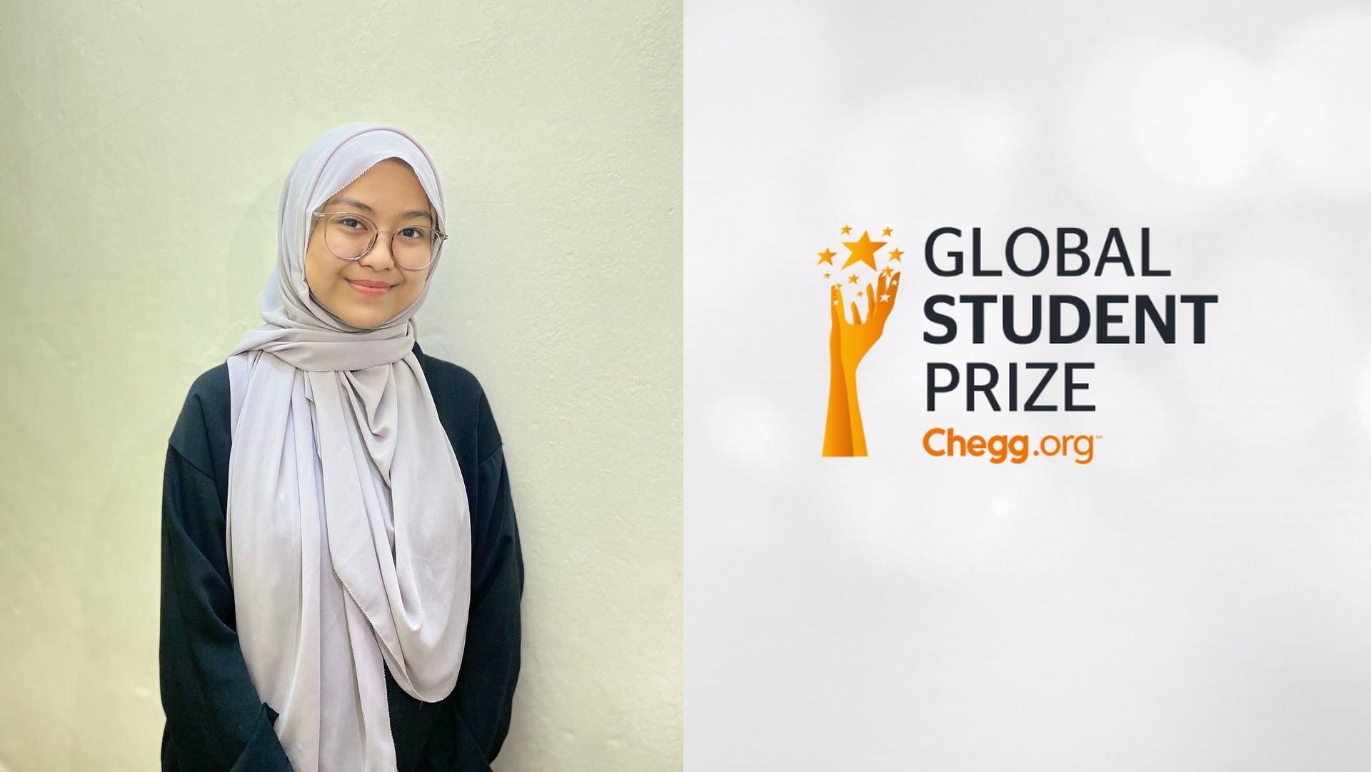 Sabahan only Malaysian in Shortlist for US$100,000 Global Student Prize